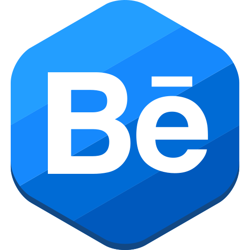 Portfolio, behance, social network icon