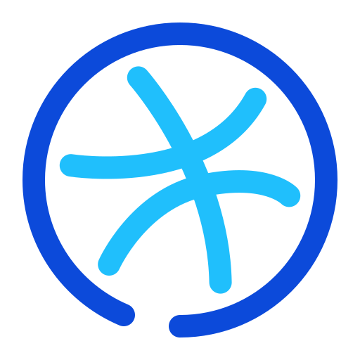 Dribbble, portfolio, creative icon