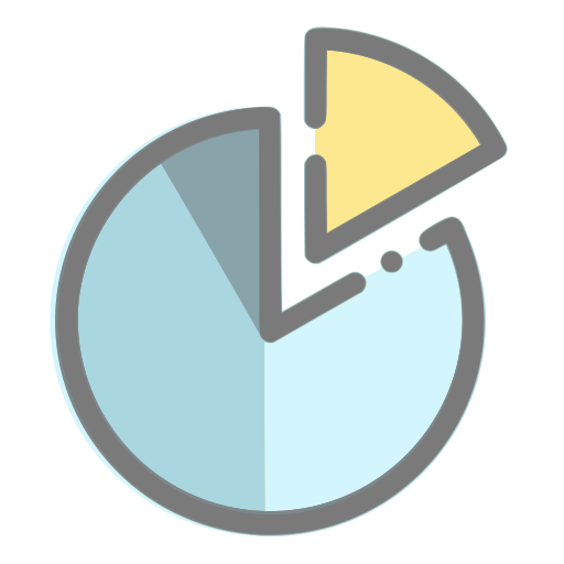 Chart, graph, analytics, statistics, diagram, report, pie chart icon