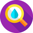 miscellaneous,magnifying glass,water,search,loupe,detective,zoom,water drop ok 