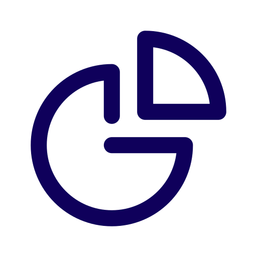Analitics, chart, data, pie icon