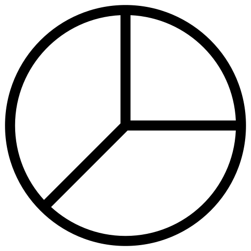 Chart, graph, pie, report, summary icon