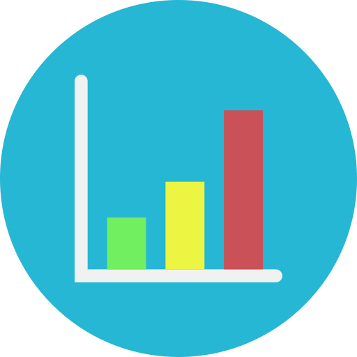 Chart, graph, graphic, graphics icon