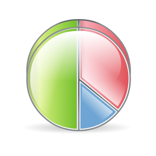 Chart, diagram, pie icon