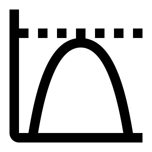Chart, maximum icon