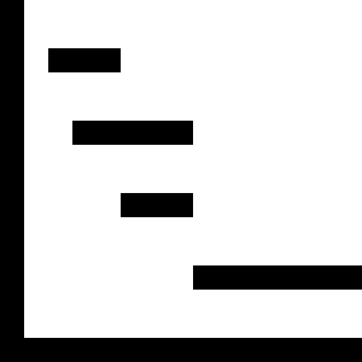 Gantt, chart icon