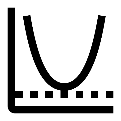 Chart, minimum icon