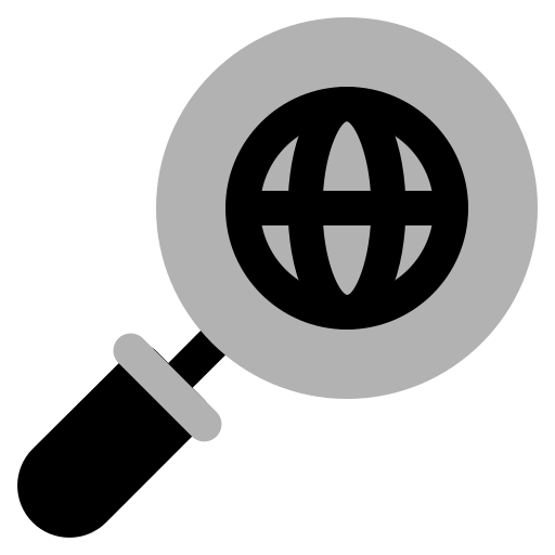 Research, chart, analysis, statistic, magnifier icon