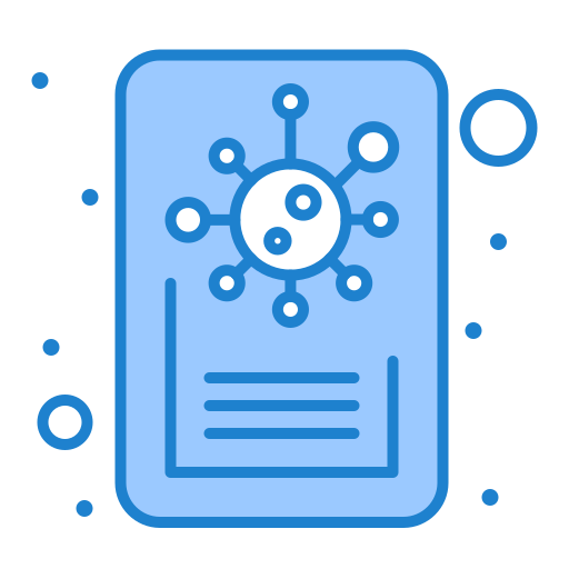 News, report, virus icon