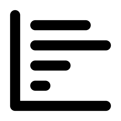 Chart, histogram, one icon