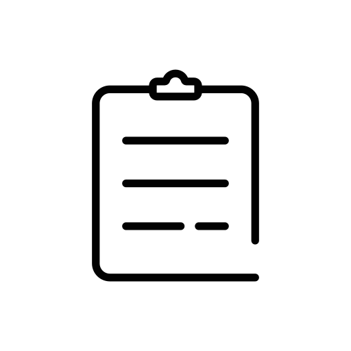 Clipboard, paste, report, statistic, assignment icon