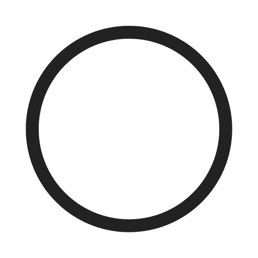 Circle, shape, figure, form, geometry, graphic, line icon