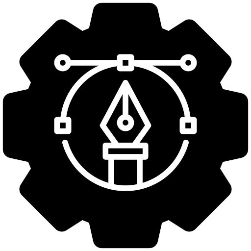 Design, graphic, pen, setting, tool icon
