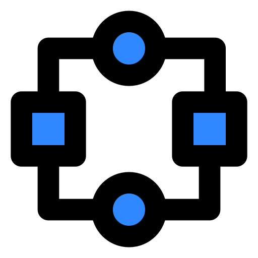 Graphic, stitching, three icon