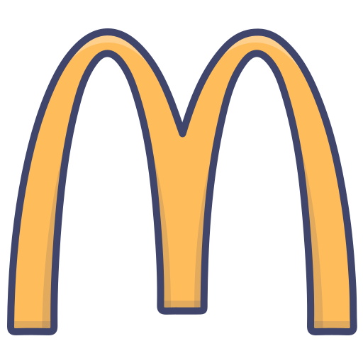 Brand, burger, logo, mcdonalds icon