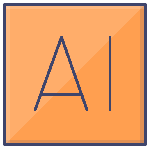 Adobe, illustrator, logo icon