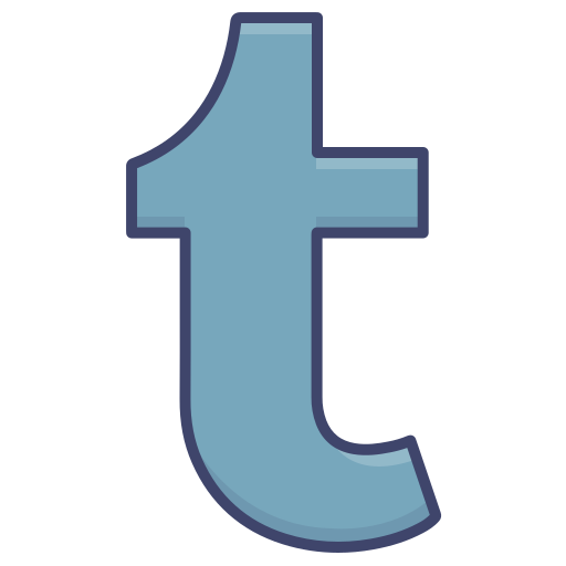 Blog, tumblr, logo icon