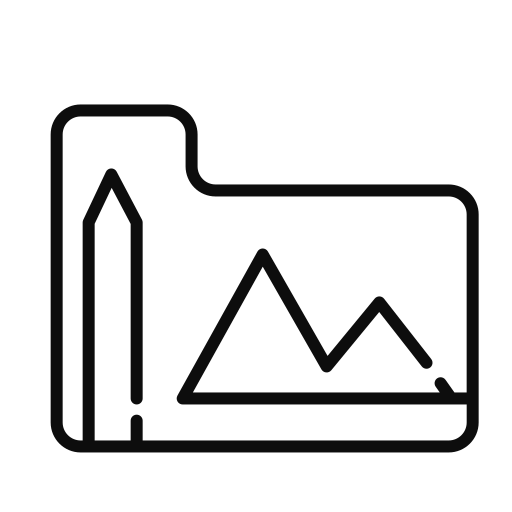 Design, edit, folder, pencil icon