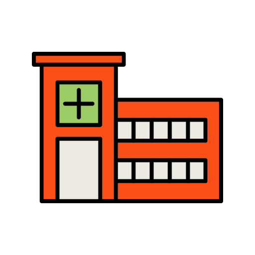 Hospital, clinic, emergency room, medical icon