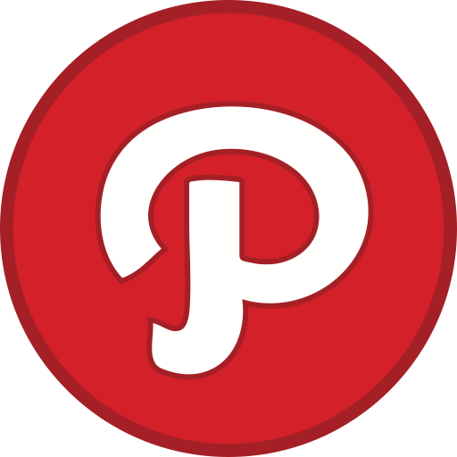 Logo, pinterest icon