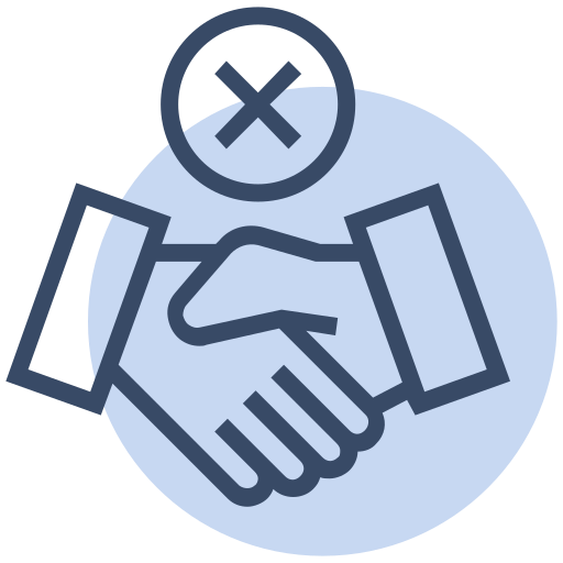 Avoid, corona, coronavirus, gesture, handshake, injection, virus icon