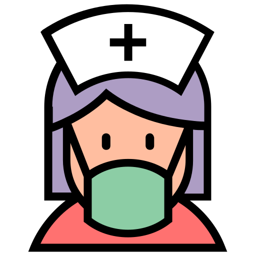 Corona, coronavirus, doctor, healthcare, mask, nurse, virus icon