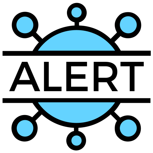 Alert, corona, coronavirus, covid19, genome, infection, virus icon