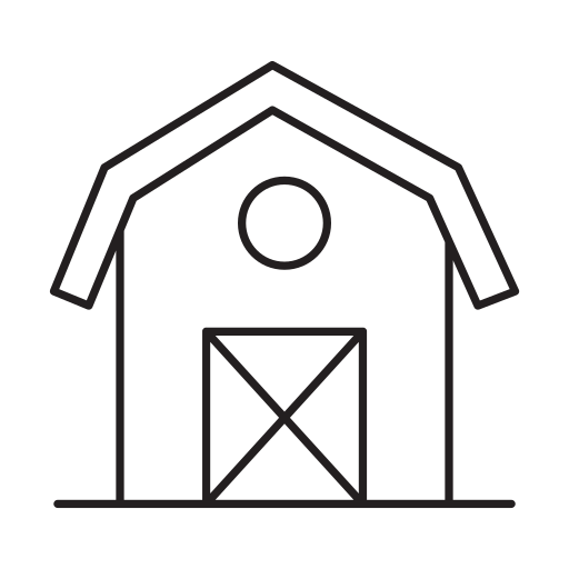 Barn, storage, agriculture, storeroom, warehouse icon