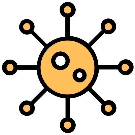 Corona, coronavirus, covid19, genome, infection, spread, virus icon