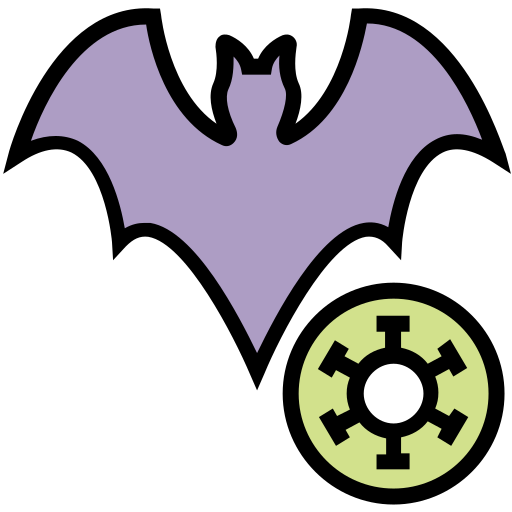 Animal, bat, corona, coronavirus, genome, spread, virus icon