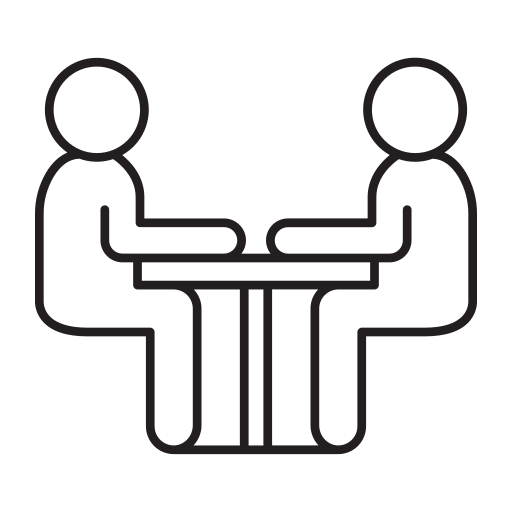 Conference, meeting, discussion, conversation, office icon