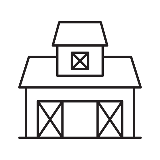 Barn, storage, agriculture, storeroom, warehouse icon