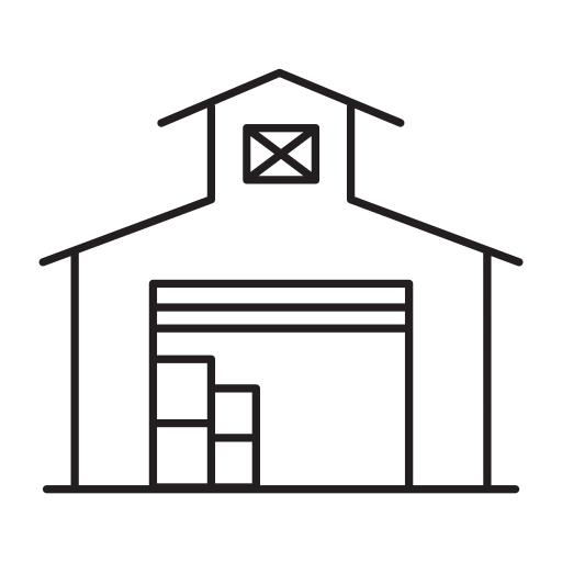Barn, storage, agriculture, storeroom, warehouse icon