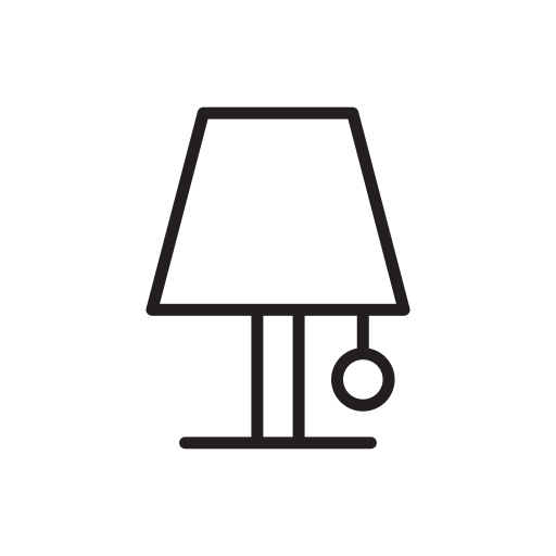 Home, appliance, lamp, light, electric icon