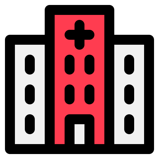 Architecture, building, coronavirus, hospital, corona, corona virus icon