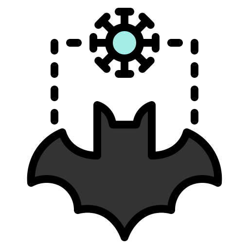 Animal, bat, carrier, covid-19, infect, virus, corona icon