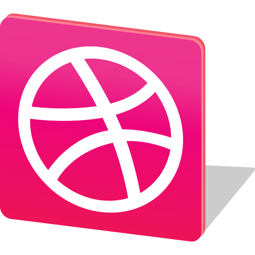 Dribble, logo, media, social, communication, share icon