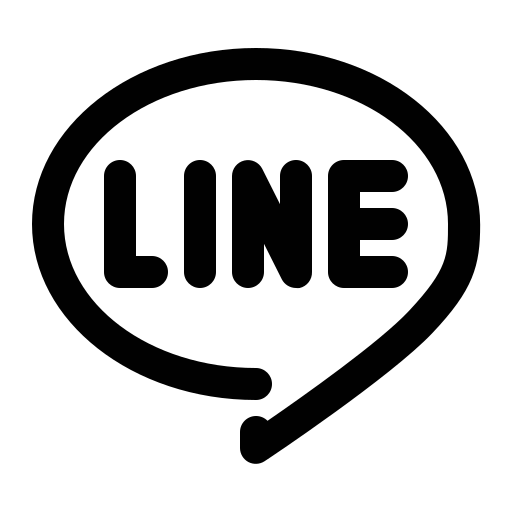 Communication, line, message, network, social media icon