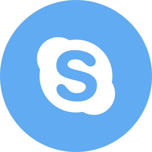 Communication, connection, media, network, skype, social icon