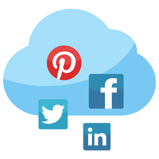 Cloud computing, communication, connection, internet, seo, social media cloud, twitter icon