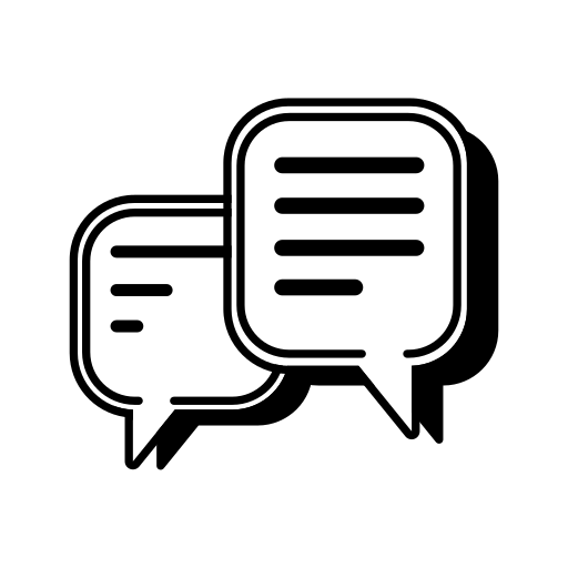Communication, interaction, message icon