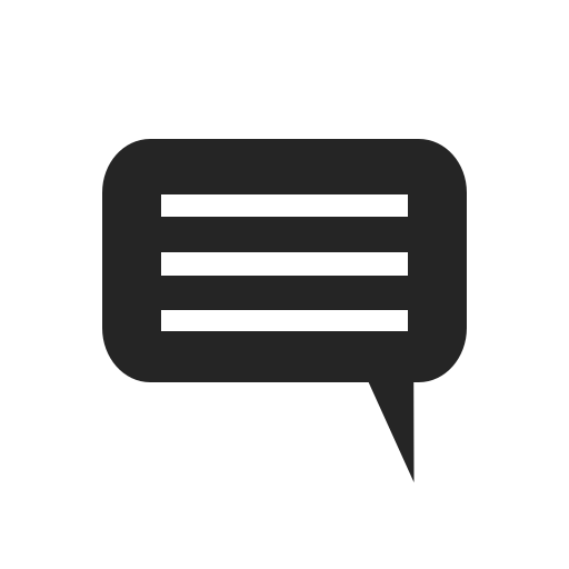 Comment, communicate, message, notification, text icon
