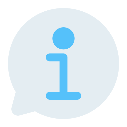 Info, help, guide, about, customer service, disclaimer, aid icon
