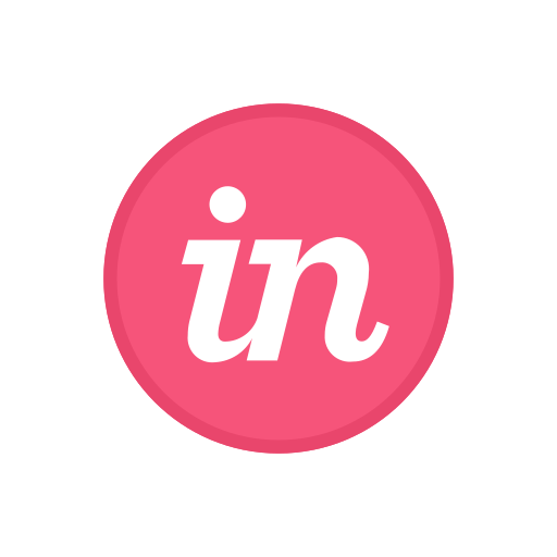 Invision, square, communication, set icon