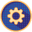 Basic interface dotted shadowed badges icon 64x64