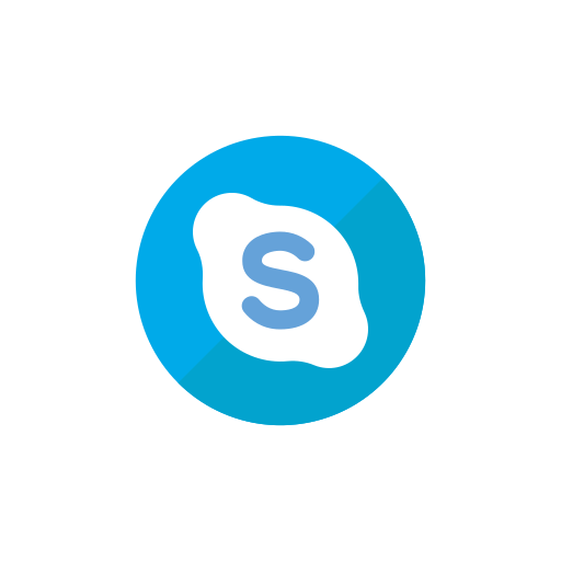 Communication, media, network, skype, social, video icon