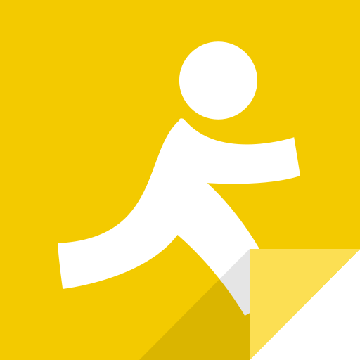 Aim, aim logo, communication, social media, social network icon