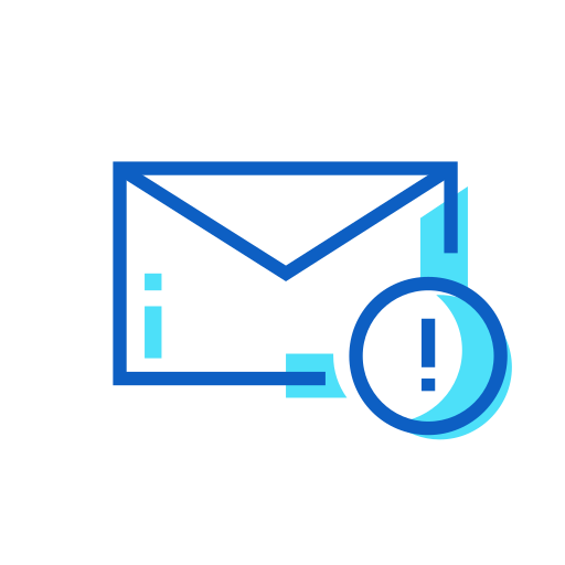 Message, warning icon