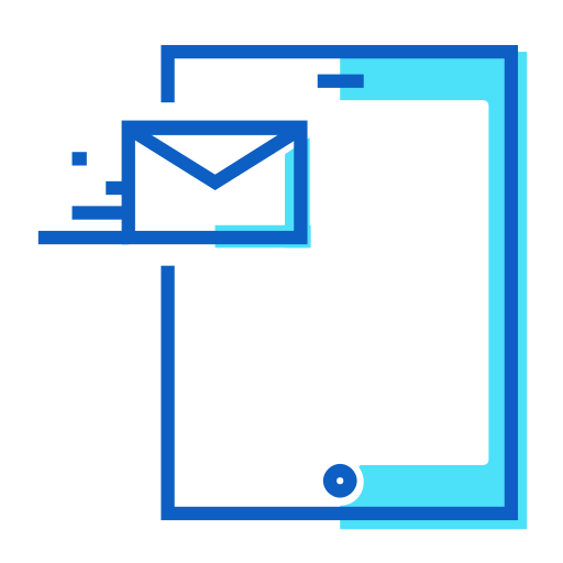 Incoming, ipad, message, pro icon