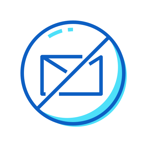 Message, no, no email, no mail, no message icon